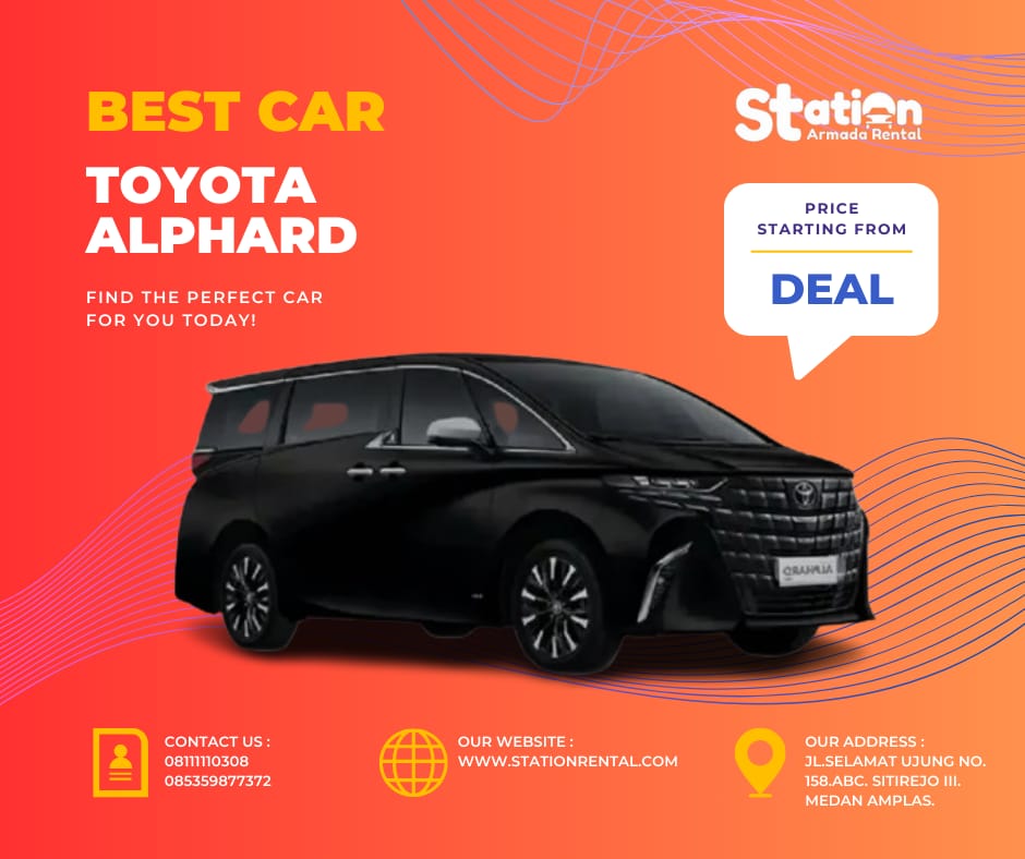 Sewa Alphard Medan – Mobil Mewah untuk Perjalanan Eksklusif